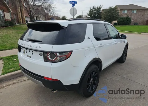 2016 Land Rover Discovery Sport Hse z USA, uszkodzony, nr VIN SALCR2BG6GH569416